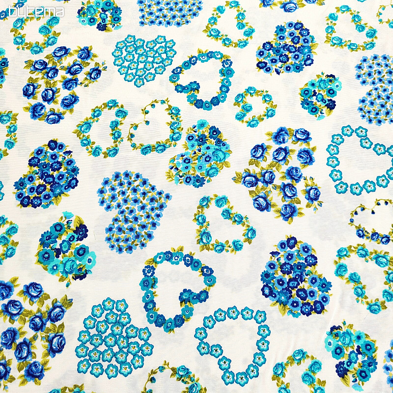 Tissu déco AROAN bleu