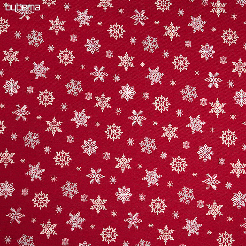 Tissu à tapisserie FLOKKA ROUGE