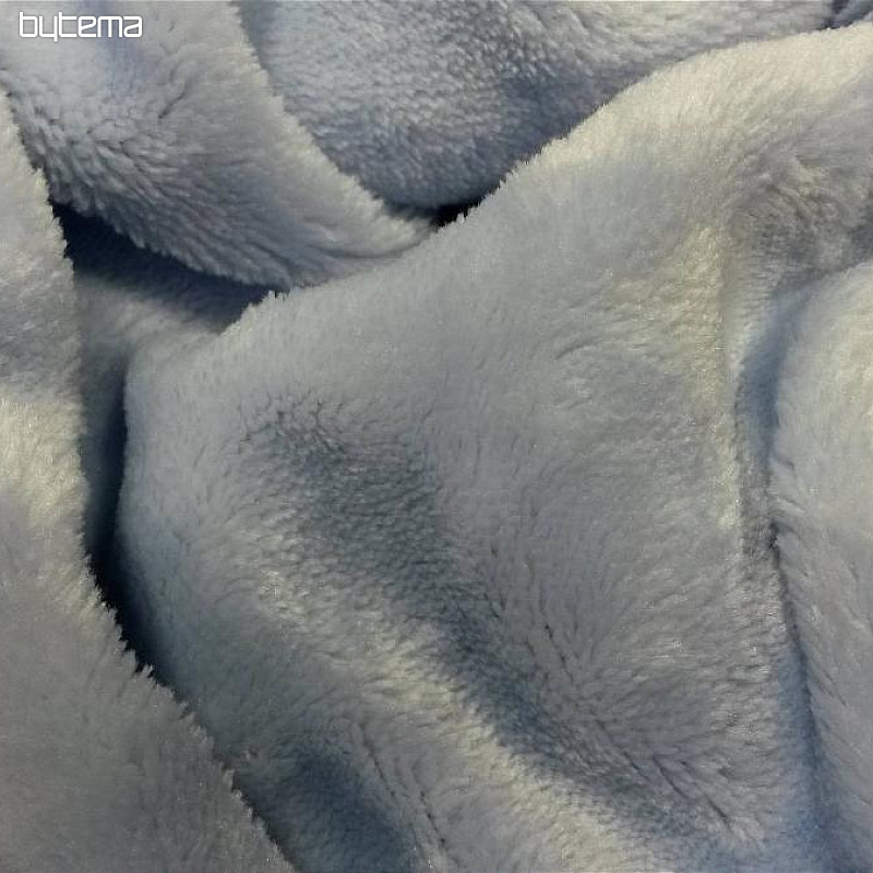 drap de lit MIKROFLANE bleu clair