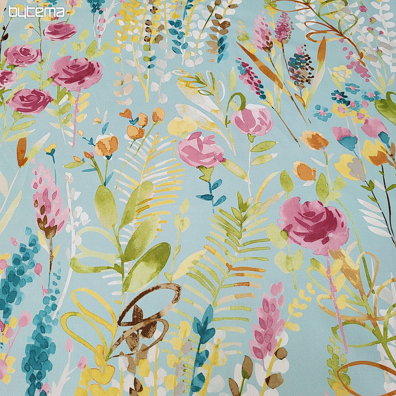 Tissu déco FLEURS SAUVAGES
