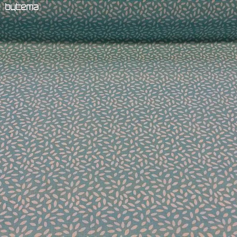Tissu coton STILI turquoise turquoise