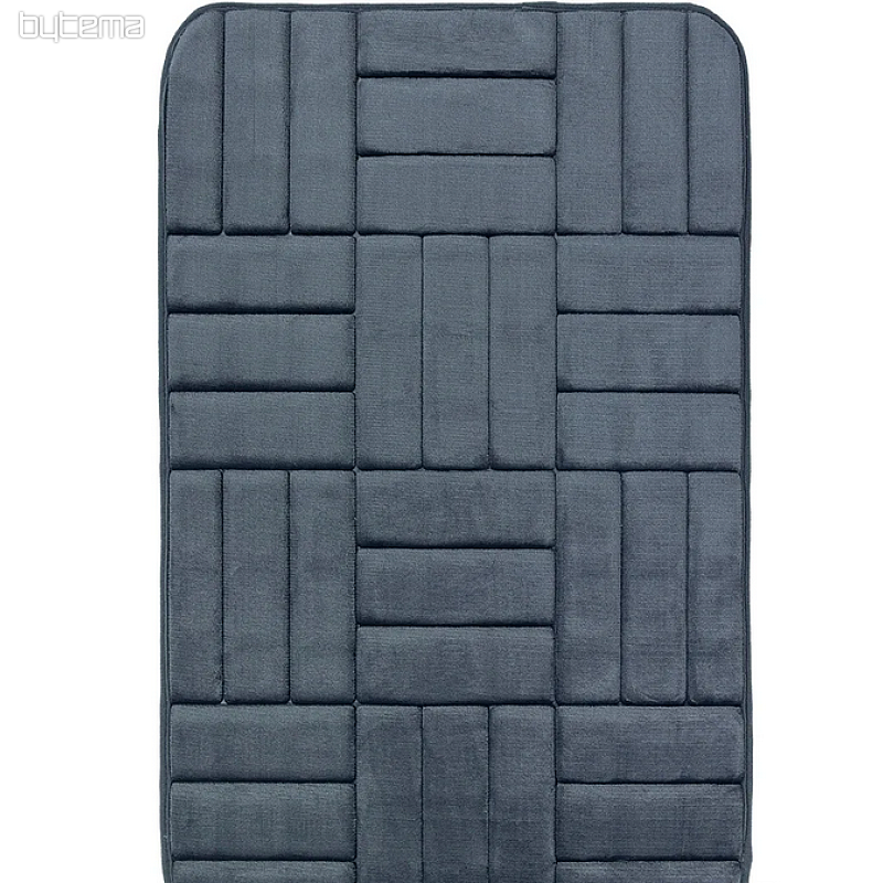 Tapis de salle de bain 667 gris foncé