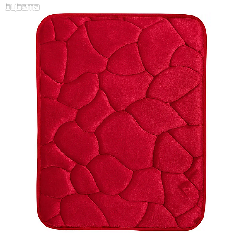 Tapis de salle de bain CARREAUX ROUGES