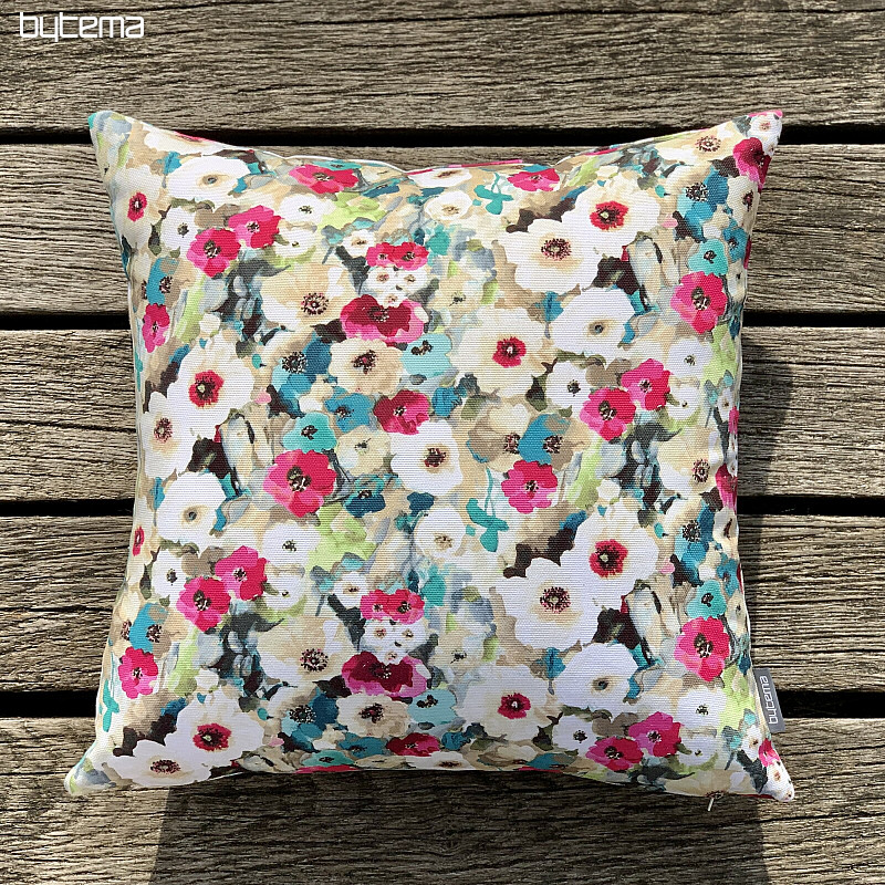 Housse de coussin déco FLEUR DE MONET