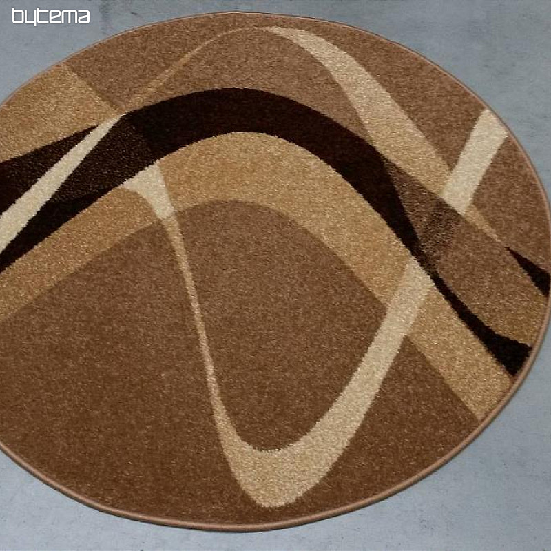 Tapis rond MARRON BEIGE
