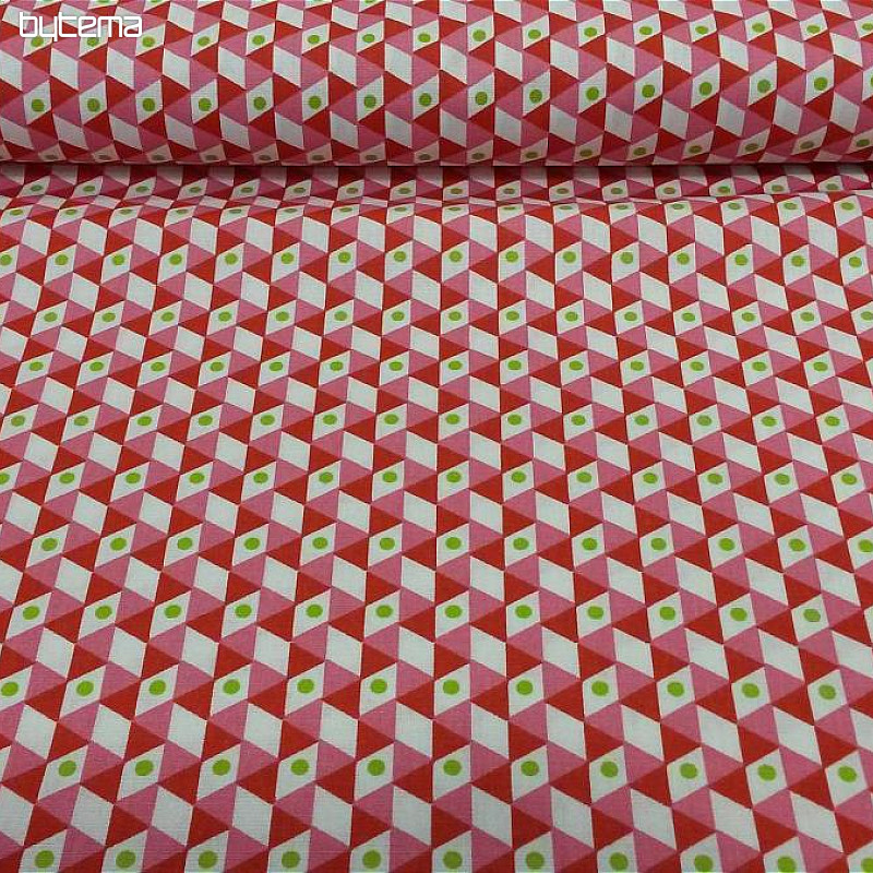 Tissu coton NOHO rouge