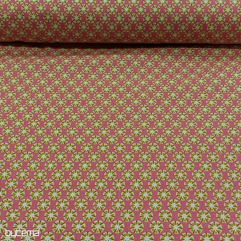 Tissu en coton SOTANG rose