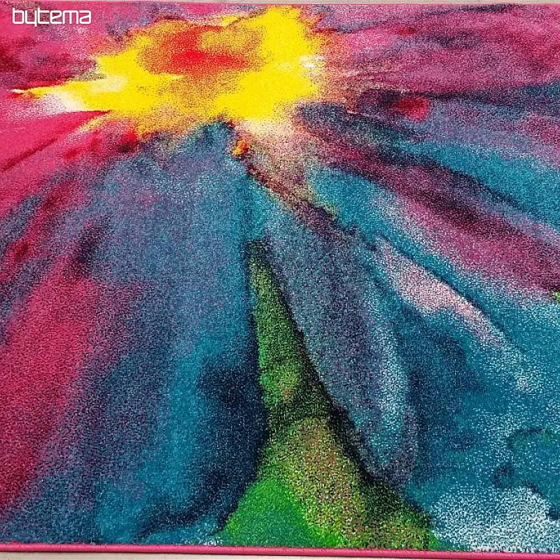 Tapis en morceaux MULTI COULEUR Fleur