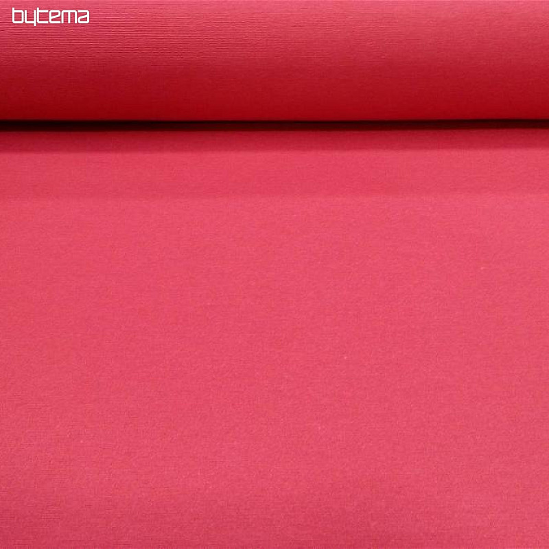 Tissu décoratif uni couleur LISO 302 rouge