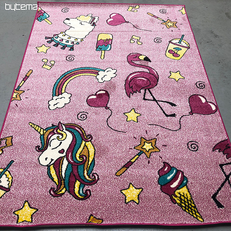 Tapis pièce enfant PLAY FLAMINGO