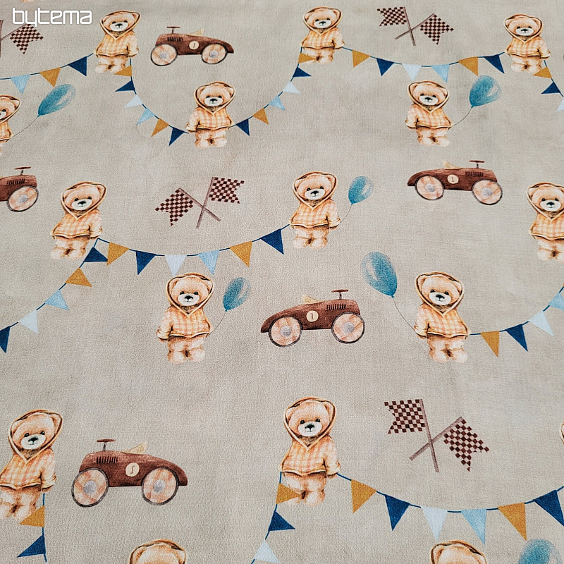 OURS en coton satiné enfant - Impression numérique FACTORY