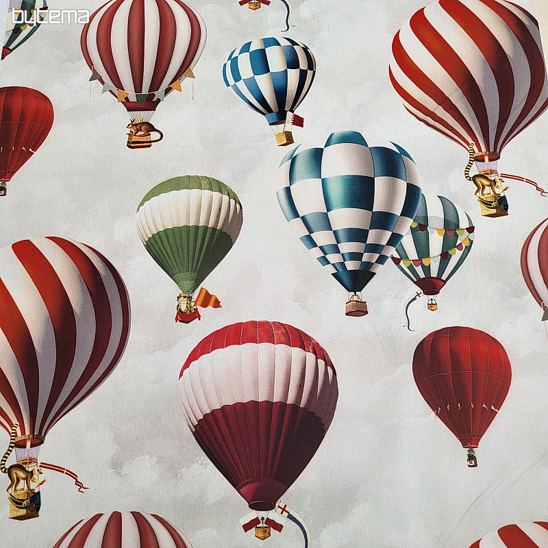 Tissu coton BALLONS montgofeire