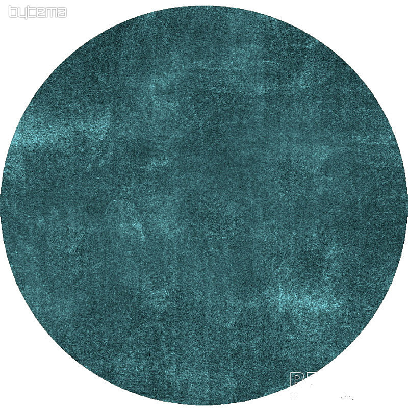 Tapis rond SHAGGY GALA turquoise