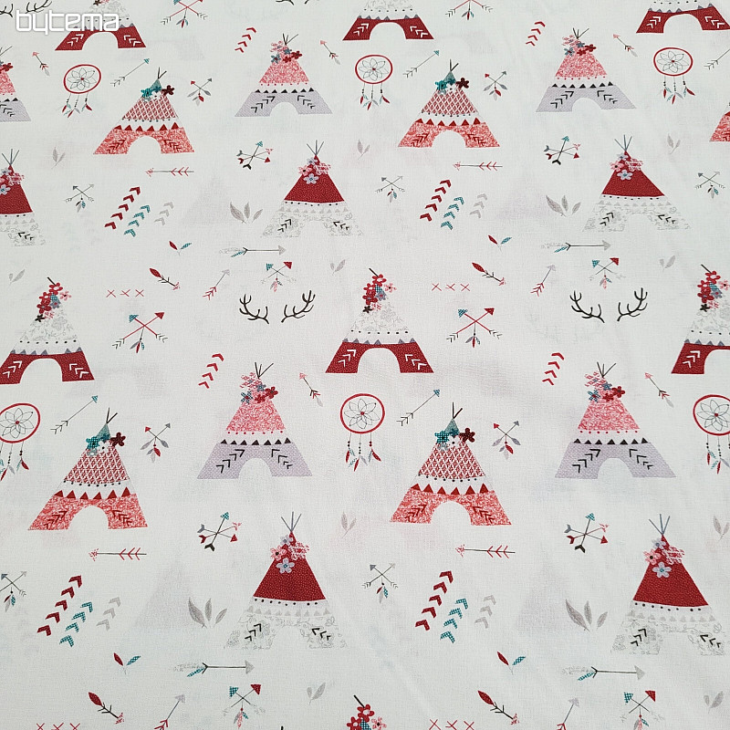 Tissu en coton TIPI INDIEN