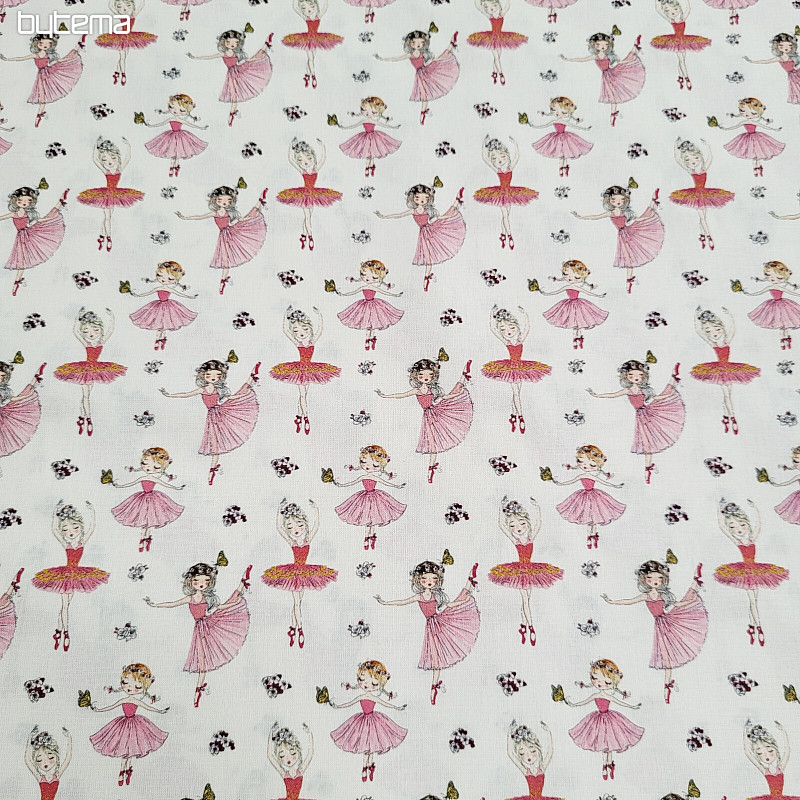 Tissu en coton BALLETTE