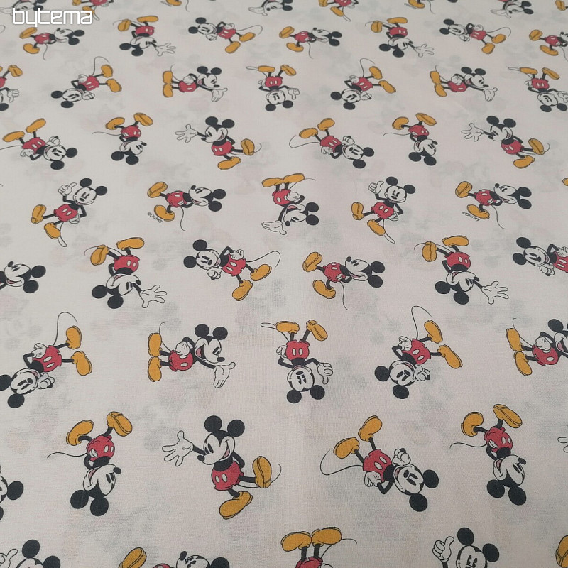 Tissu en coton MICKEY MOUSE