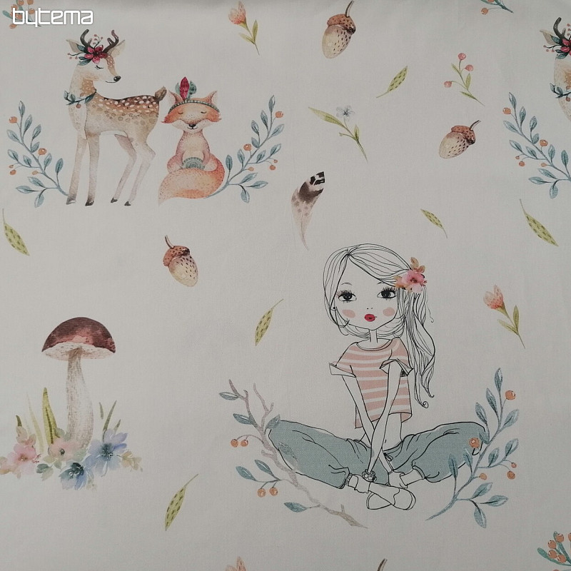 Tissu déco enfant FILLE