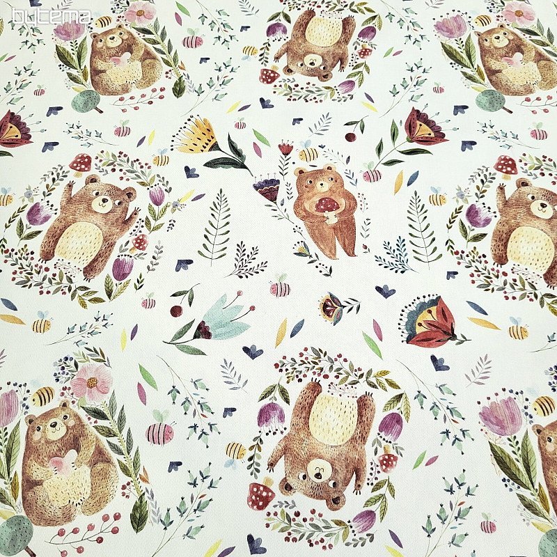 Tissu décoratif pour enfants OURS