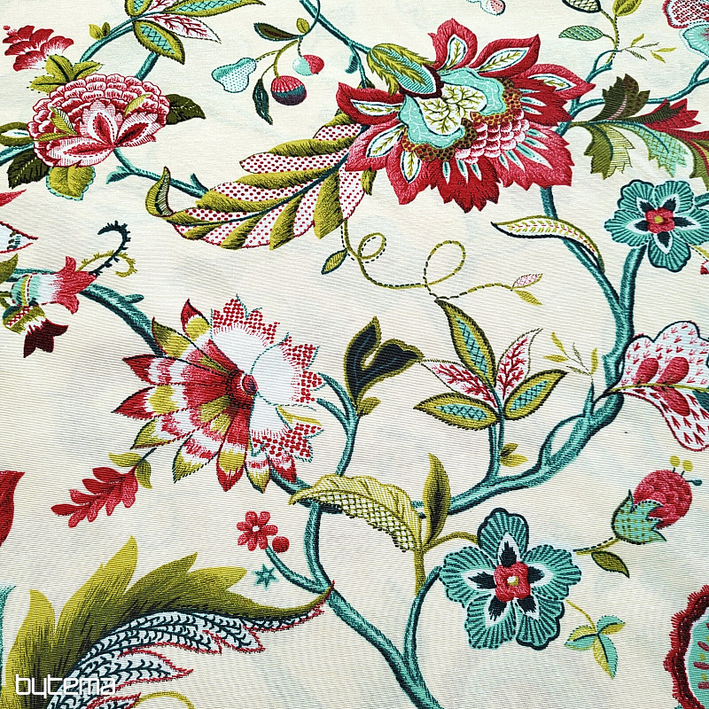Tissu déco FLEURS SAUVAGES