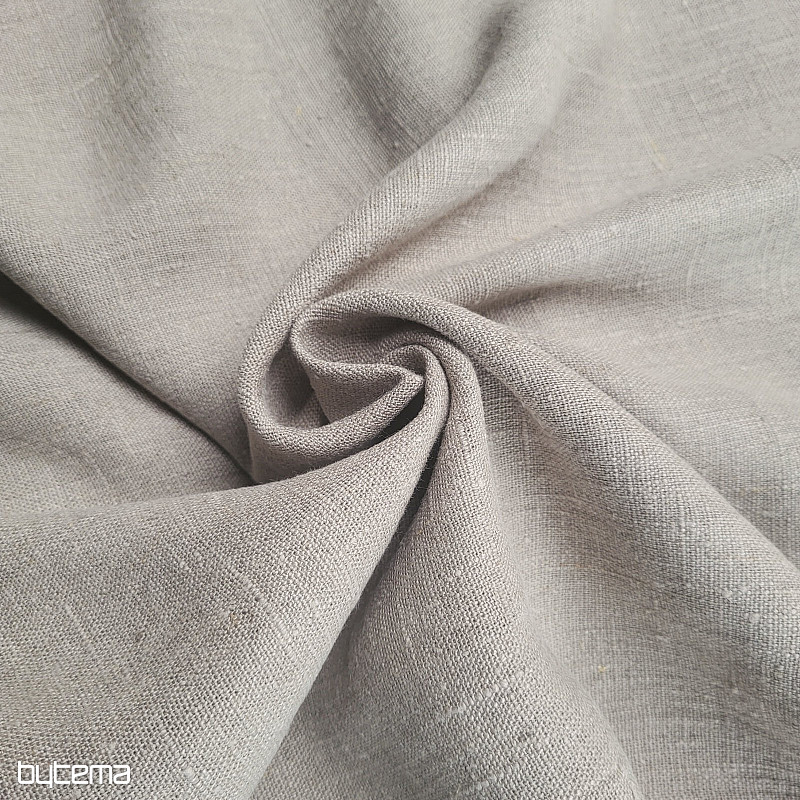 Tissu lin VERONA uni natur