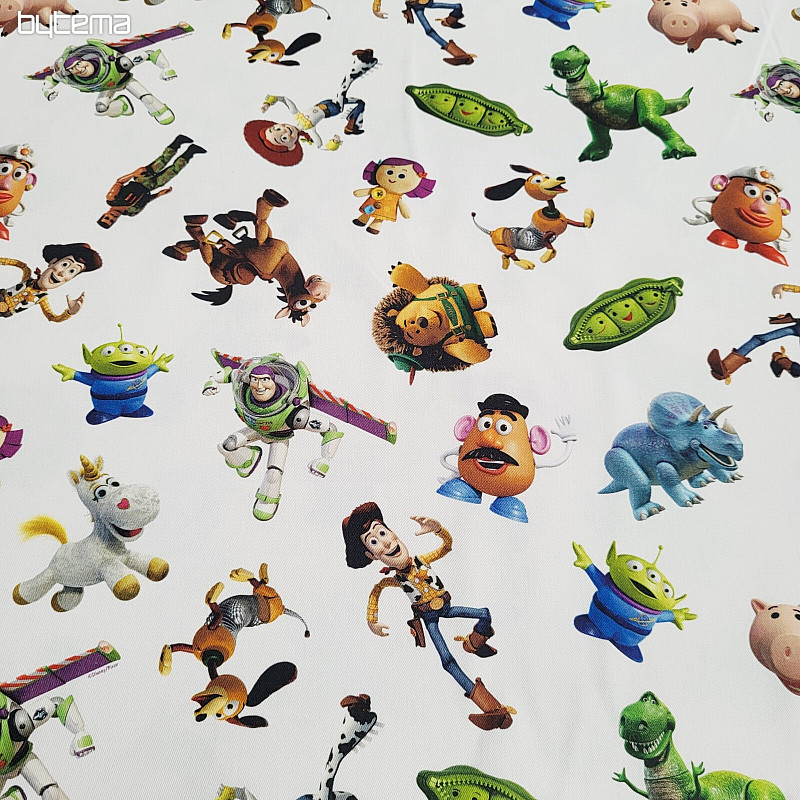 Tissu décoratif pour enfants TOY STORY grand