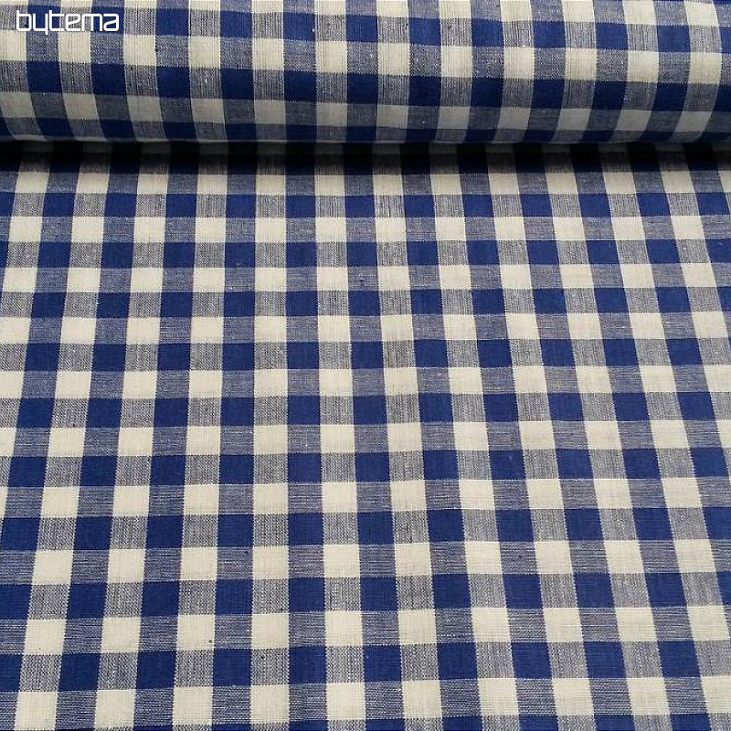 Tissu décoratif KANAFAS bleu 1 cm