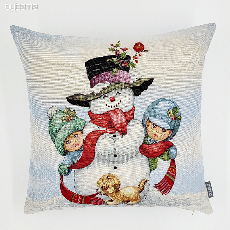 Tapisserie de Noël BONNE NEIGE AVEC ENFANTS