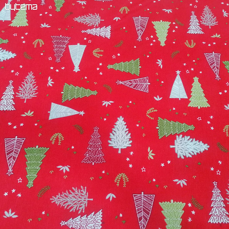 Tissu de décoration de Noël ARBRES