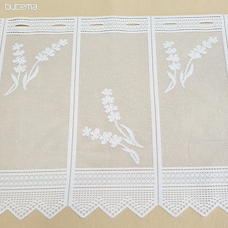 Rideau jacquard moderne pour vitrail LAVANDE A370601