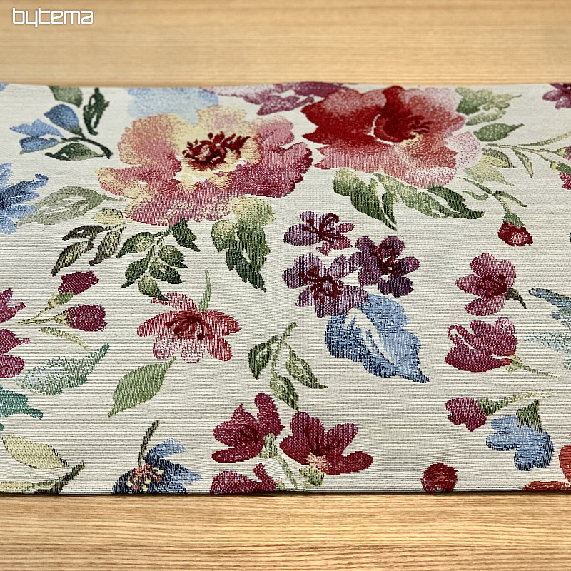 Nappe tapisserie FLEURS PASTEL