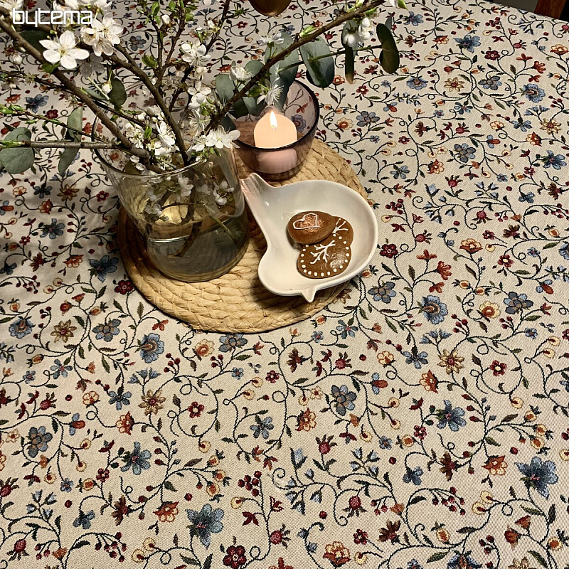 Nappe tapisserie de fleurs JURKOVIC - PETITES FLEURS