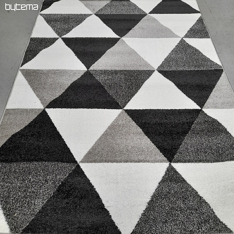 Pièce tapis LOTTO triangles noir/blanc