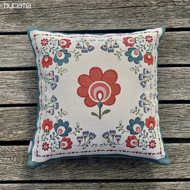 Housse de coussin tapisserie FOLKLOR