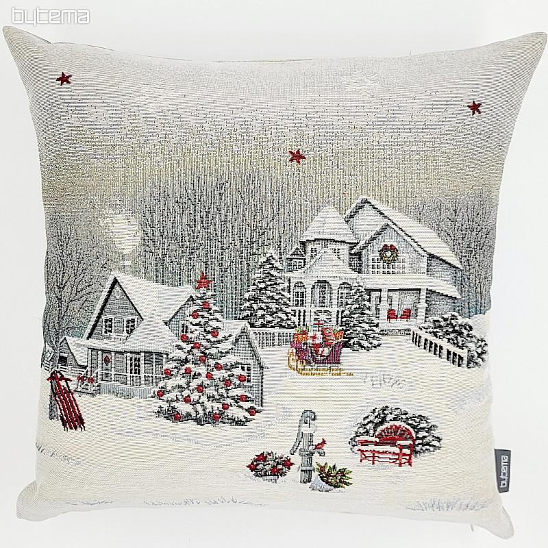 Couverture tapisserie de Noël PAYSAGE DE NOËL