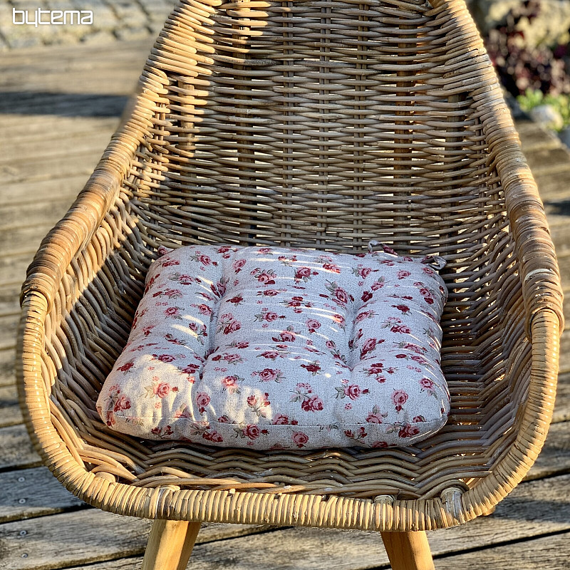 Coussins de chaise ROSES rouge