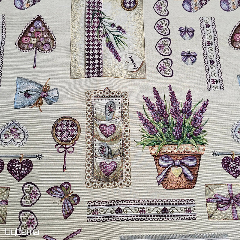 Nappe tapisserie, foulard Lavande 4