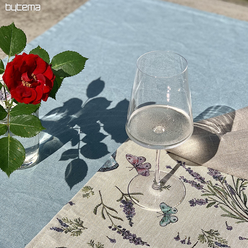 Nappe tapisserie, écharpe Lavande 5