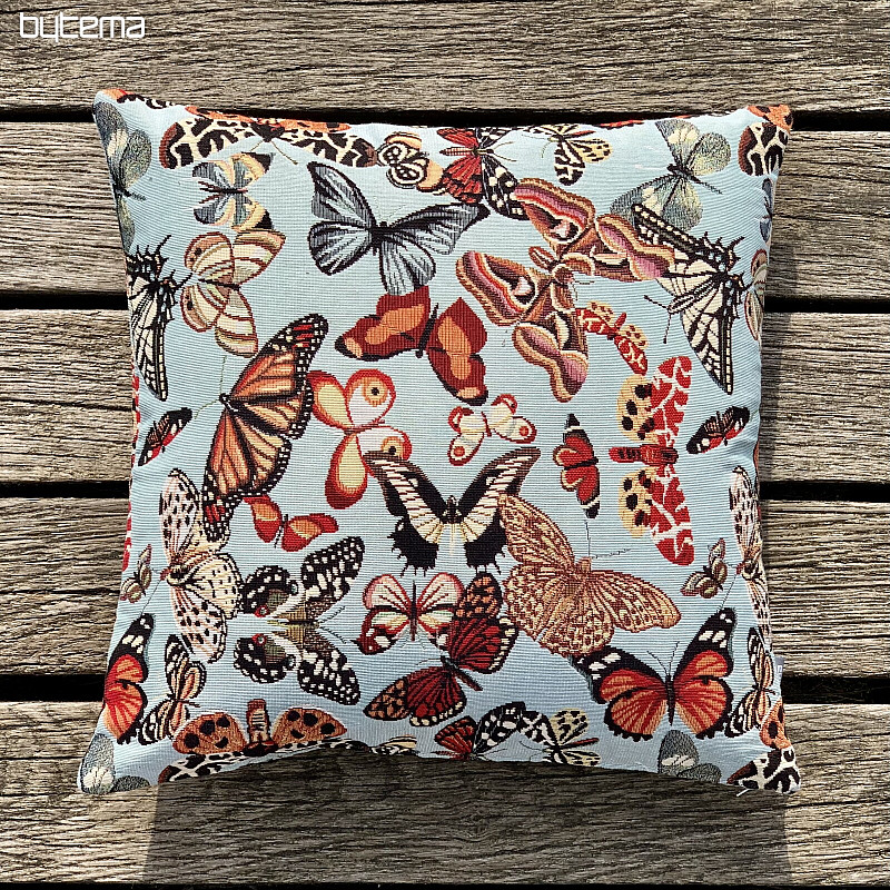 Housse de coussin tapisserie PAPILLONS
