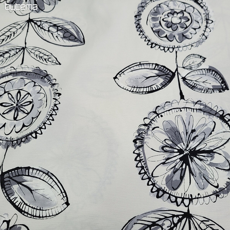 Tissu déco FLORIDE grande fleur