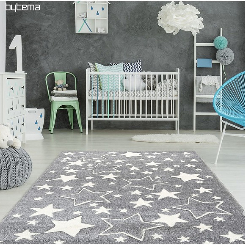 Tapis enfant AMIGO 329 ÉTOILES - GRIS
