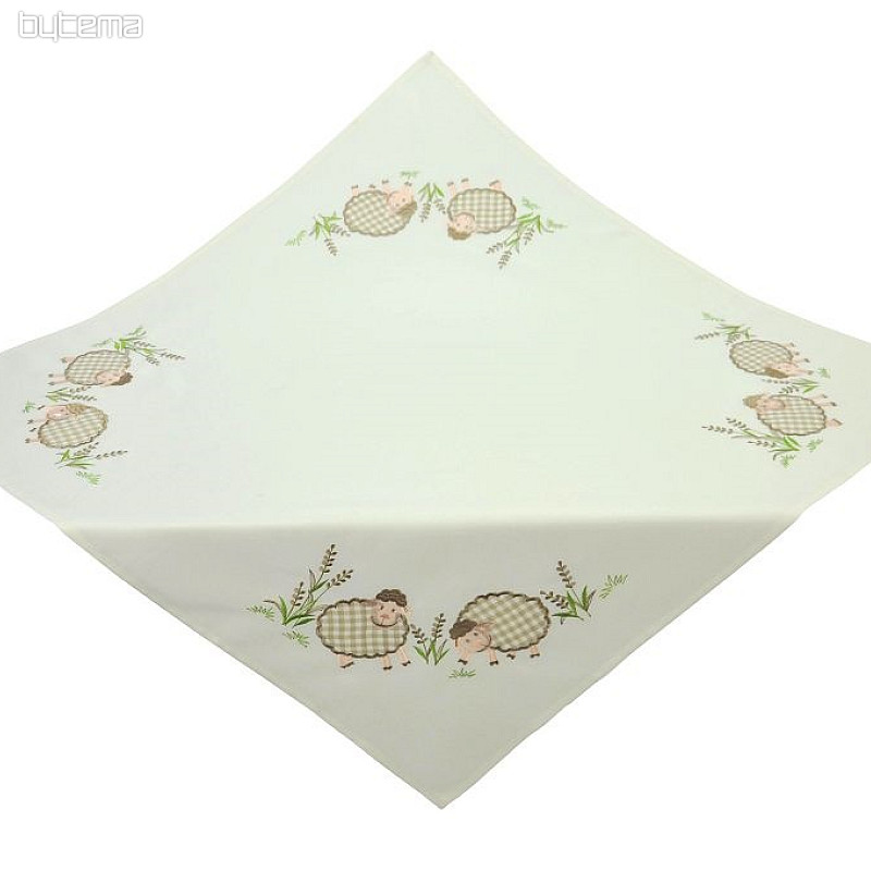 Nappes et châles brodés MOUTON