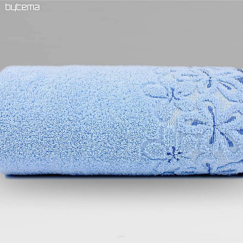 Serviette et drap de bain luxe BELLA bleu clair