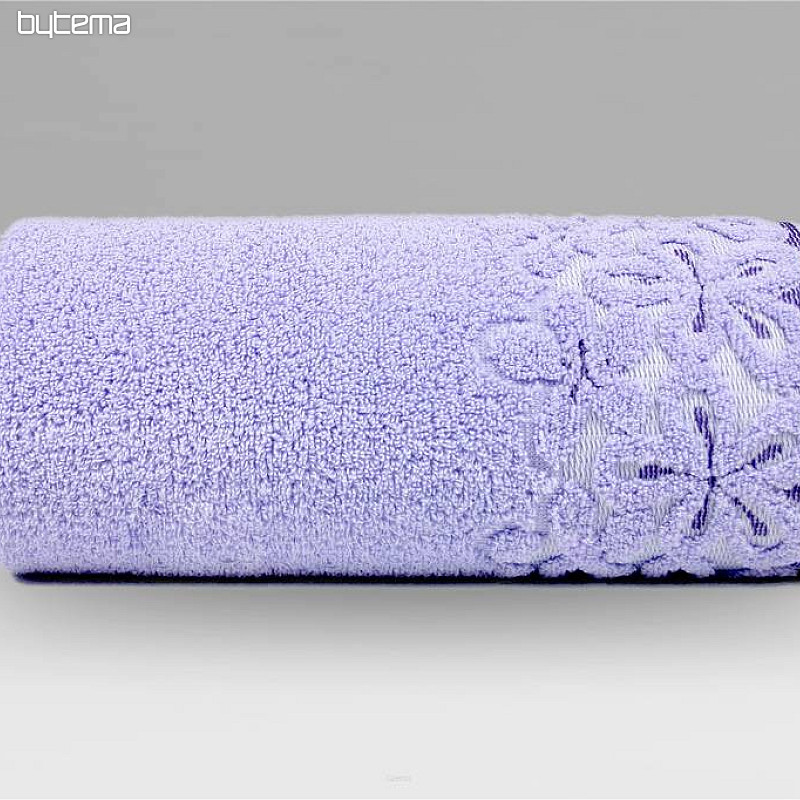 Serviette et drap de bain luxe BELLA lavande