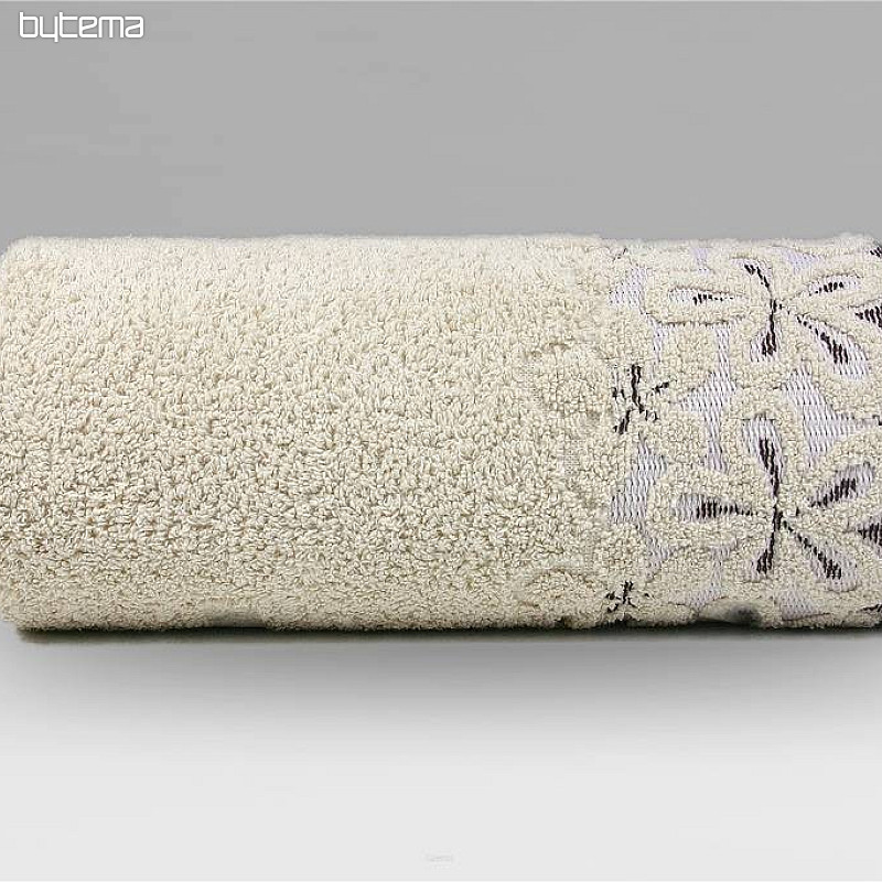 Serviette et drap de bain luxe BELLA beige