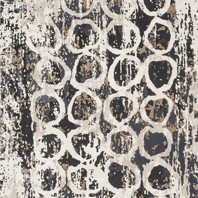 Pièce tapis BOHO cercle géométrique