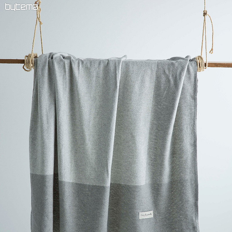 Plaid LUXE CROISETTE st. gris