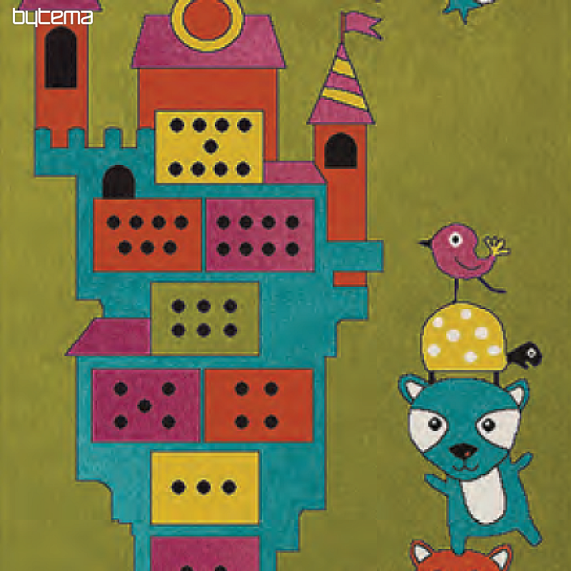 Tapis une pièce pour enfants Tour de jeu PLAY