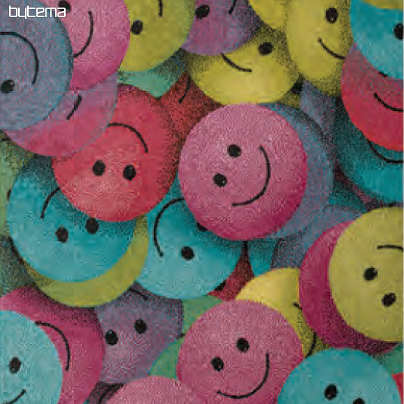 Tapis pièce enfant PLAY smiley