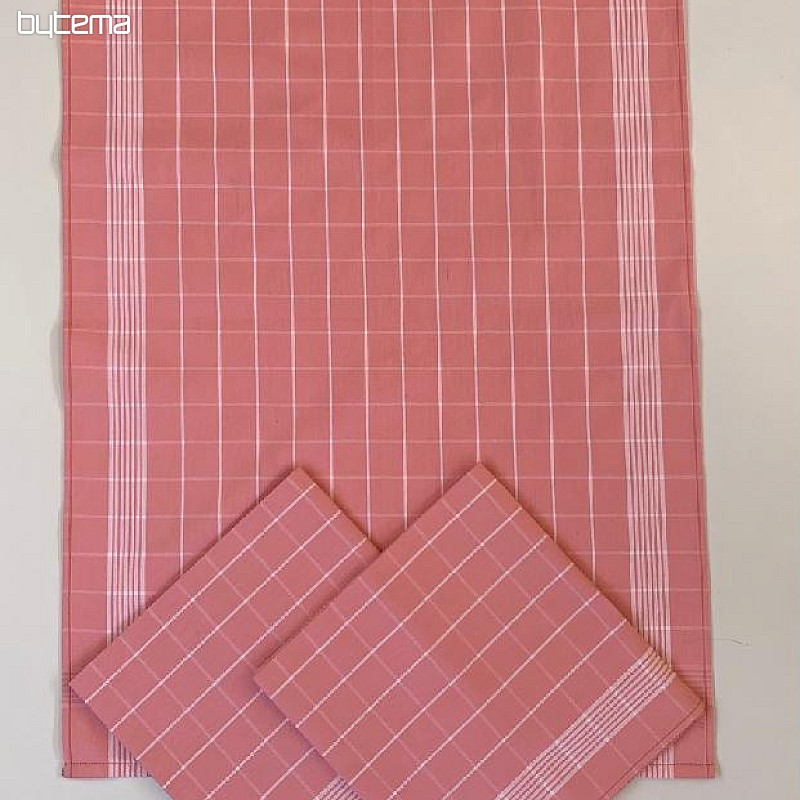 Torchons CUBE OLD PINK 3 pcs