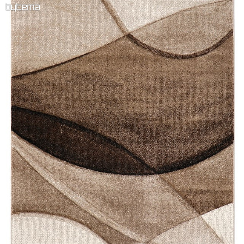 Tapis pièce moderne DIAMOND vagues géométriques